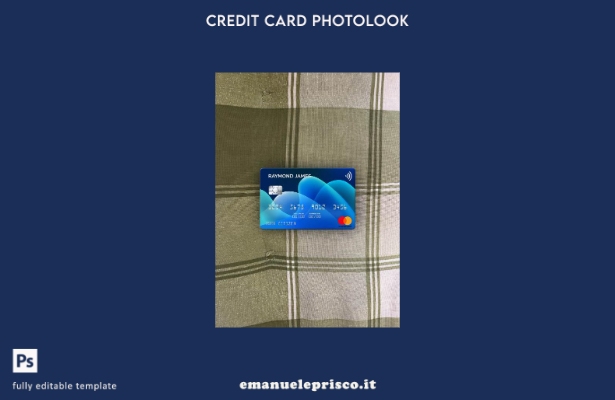 modello frontale photolook mastercard USA Raymond James Financial Bank in stile 